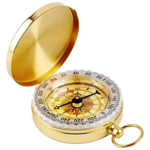 Camping Compass Outdoor Hiking Pocket Watch