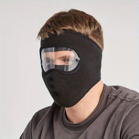 Anti-Fog Goggles Fleece Balaclava Face Mask