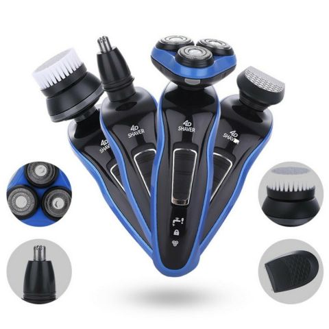 4D Rotating Rechargeable Electric Shaver
