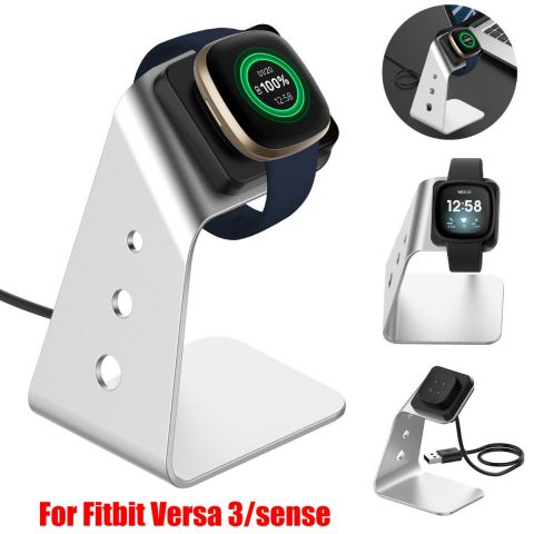 Stand Charger For Fitbit Versa 3 (Grey)