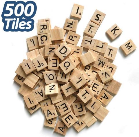 Alphabet Scrabble Tiles