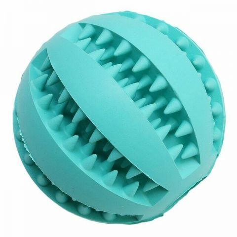 Dog Chew Ball Rubber Toy-Blue