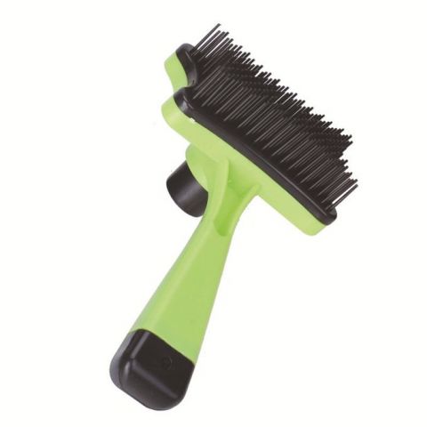 Slicker Brush Grooming Rake-Green 