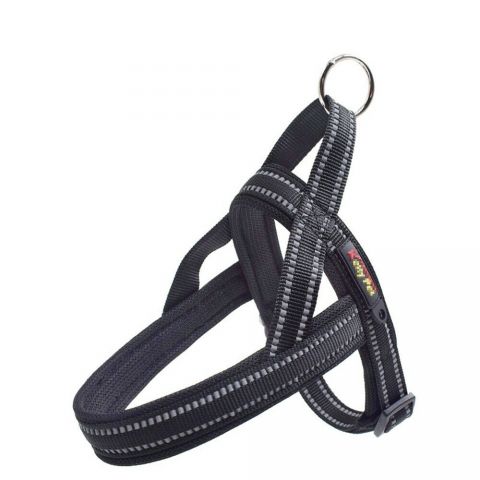KH-006 chest back belt -Black-Extra Small