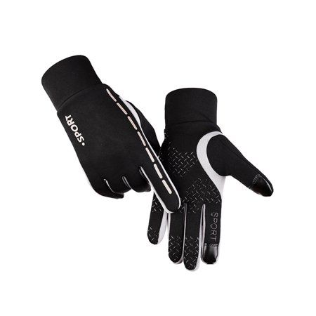 Touch Screen Warm Sport Gloves-Grey
