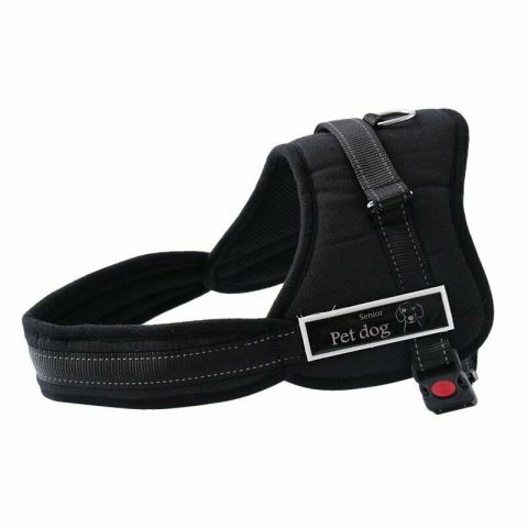 Dog Harness -Black-Extra Large 