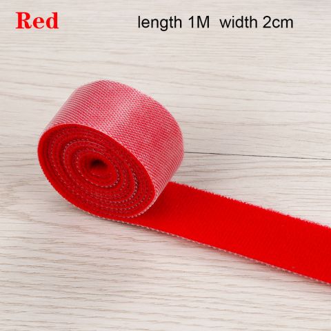 Self Adhesive Cable Straps-Red 