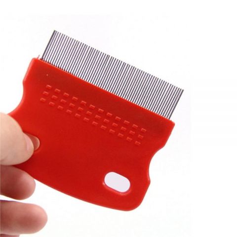 Pet Grooming Comb-Red 
